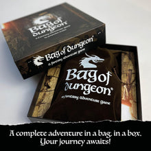 Bag of Dungeon - A Popular Fantasy Crawler Adventure Board Game  Enter the Dragon's Lair  1-4 Players  Age 7+  Simple-to-Play  Family Games  Tabletop RPG  Classic DnD Style Gaming  3rd Edition