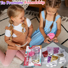 Kids Bracelet Making Kits Gifts: Toys Age 5 6 7 8 9 10 Arts and Crafts Sets for Birthday Party Bag Fillers Supplies Toy 4-11 Year Old Girl Boy Friendship Craft Kit Presents