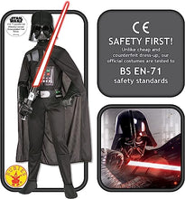 Rubie's Official Disney Star Wars Darth Vader Classic Child Costume, Kids Fancy Dress