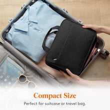 Lifewit Travel Toiletry Bag, Large Hanging Makeup Bag Organizer for Women, Transparent Travel Cosmetic Bag with Hanging Hook for Full Size Bottles, Vacation Essentials, Large, Black