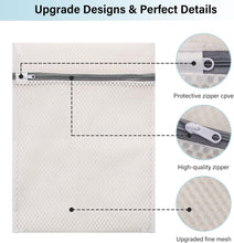 Delicates Wash Bags, GOFRIEND Laundry Bags Zippered Washing Machine Fine Mesh Bag for Delicates Blouse, Hosiery, T-shirt, Socks, Underwear, Bra, Lingerie Baby Clothes (3 SET)