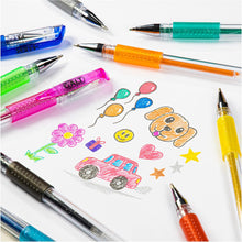 Galt 12 Glitter Gel Pens - Childrens Scented Colourful Metallic Gel Pens Kit, Arts and Crafts for Kids - Multicolour Sparkly and Glittery Pen Set for Colouring, Writing and Drawing - Ages 6 Years Plus