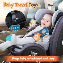 Joollurm Baby Plane Travel Toys, Busy Activity Cube for 1 Year Old, Sensory Educational Developmental Learning Toys for Boys Girls Birthday