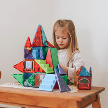 Magna-Tiles 28-Piece House Set, The Original, Award-Winning Magnetic Building Creativity and Educational, STEM Approved, Solid and Clear Colors
