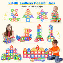 Lovchil Magnetic Building Blocks, 40pcs Magnetic Building Blocks Set, Magnetic Tiles for 3 4 5 6 7 8 Years Old Boys Girls Toddlers Kids, Preschool Learning Educational Construction Toys