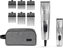 Babyliss 7755U Men Hair Clipper, Diamond Sharp Stainless Steel Blades, 8 Comb Guides, Mains Powered, Hair Styles at Home, Comb Included, Smooth & Precise, Silver