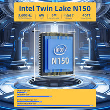 DreamQuest Mini PC Windows 11 Pro Intel N150 (up to 3.6Ghz) 16GB DDR4 512GB M.2 SSD (Max 2TB) Desktop Computer with 4K HDMI Port 3,Dual-Band WiFi 2.4+5/BT5,2Network Port,USB3.24 for Office Business