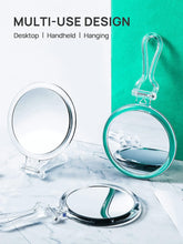 OMIRO Hand Mirror, Double-Sided 1X/10X Magnifying Foldable Makeup Mirror for Handheld, Table and Travel Usage