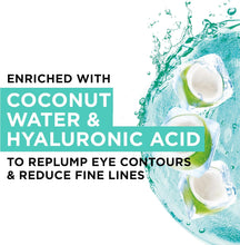 Garnier Moisture Bomb Coconut Water Eye Mask, With Hyaluronic Acid And Coconut Water, Hydrating & Replumping Under Eye Mask, Reduce Appearance of Fine Lines, Biodegradable and Vegan Tissue Mask, 6g