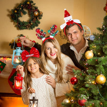 KEYIDO 6 Pack Christmas Headbands, Christmas Hat Snowman Christmas Tree Reindeer Antlers Christmas Headband Headwear Hairband for Adults Women Kids Xmas Costume Party Photos Booth