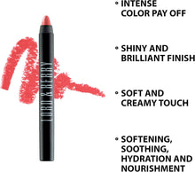 LORD & BERRY 20100 Shiny Lipstick Crayon, Pinkish Orange 9 g