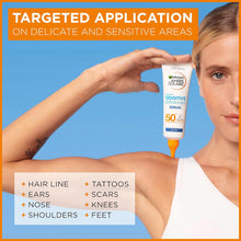 Garnier Ambre Solaire SPF 50+ Sun Protection Serum Face & Body, Non-Sticky, Non-Greasy Fluid Texture, No White Cast, Sensitive Advanced, 125 ml