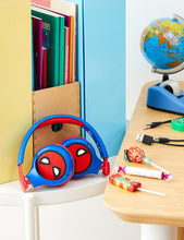 LEXIBOOK HPBT010SP Spiderman 2-in-1 Bluetooth Headphones Stereo Wireless Wired, Kids Safe for Boys Girls, Foldable, Adjustable, red/Blue, Black, Spider-Man