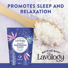 Magnesium Flakes Bath Salts by Lavology - 1kg - All Natural Ingredients - Calming & Relaxing Bath Salts