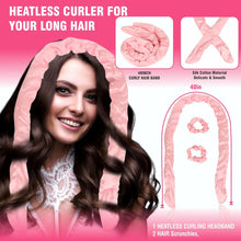 Heatless Curlers Headband - Heatless Hair Curler Set, Styling Tools for Long Medium Hair Best For Natural Wave Soft Hair Roller for Women Girls Hair Accessories