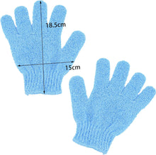 1 Pair Exfoliating Gloves, Exfoliating Body Scrub Exfoliator Glove, Exfoliating Mitt, Body Exfoliator Hand Mitten, Body Scrubber Bath Gloves Scrubs for Shower, Spa, Massage, Dead Skin Cell Remover