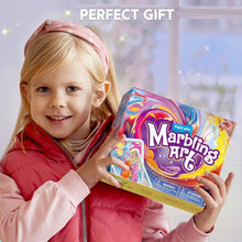 Klever Kits Marbling Paint Art Kit for Kids, Water Marble Paint Art, Arts and Crafts for Girls & Boys 6-12 Years Old, Paint Craft Kits, Birthday Gift Ideas Activities Toys,Presents