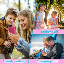 Kearui Toys for 3-12 Years Old Boys, Kids Walkie Talkie for Girls 8 Channels 2 Way Radio with VOX Function & LED Flashlight, 3 Miles Range for Outside Adventures, Camping, Hiking (Pink)