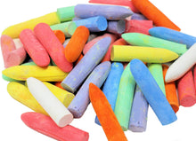 Kids B Crafty 72 Pack Chunky Coloured Chalks - 24 Vibrant Colours, Washable, Pavement Chalk for Kids, Fun Outdoor Garden Toys, Ideal for Toddlers & Artists