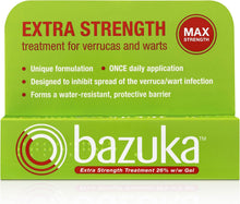 Bazuka Extra Strength Treatment Gel For Effective, Pain-Free Treatment and Removal of Verrucas and Warts. With Emery Board, 6g (Packaging may vary)