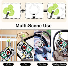 HappyKidsClub Black and White Sensory Toys, Baby Toys 0-6 Months Sensory Toys for Babies 0-3 Months Baby Essentials for Newborn Toys Sensory Soft Book Baby Toys 6 Months Plus Tummy Time Toys Baby Gift