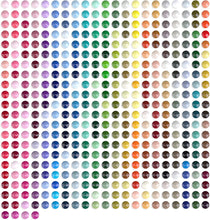 ARTDOT 445 Colours DMC Diamond Beads for 5D Diamond Art Accessories, 89000 Pieces Diamond Art Round Beads Replacement Missing Drills Sparkle Rhinestones for Diamond Art Kit Crafts
