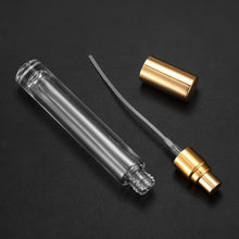 4 Pcs Glass Perfume Atomizers, Fine Mist Spray, Refillable Perfume Glass Spray Bottle, Empty Sample Bottles for Travel, Perfume, Makeup - Silber