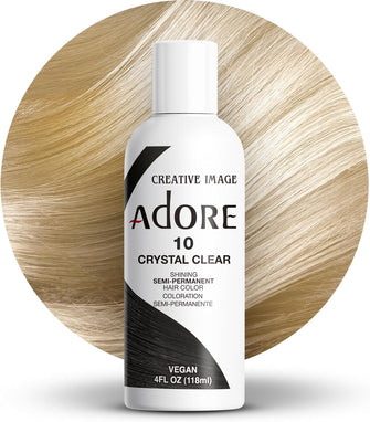 Adore Shining Semi Permanent Hair Colour, 10 Crystal Clear