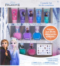 Disney Frozen 2 Makeup Set for Kids  Girls Makeup Kit Includes Lip Gloss, Nail Polish & More  Birthday Gifts for Ages 3 & above by Townley Girl