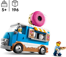 LEGO City Donut Truck Toy with 2 Minifigures - Creative Building Toys for 5+ Year Old Boys & Girls - Mobile Food Stand with Accessories - Fun Gift Ideas for Birthdays & Holidays - 60452