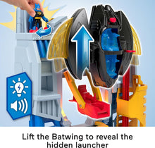 Imaginext DC Super Friends Batman Playset Ultimate Headquarters 2-Ft Tall with Lights Sounds Figures & Accessories for Ages 3+ Years, HNW08