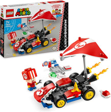 LEGO Super Mario: Mario Kart  Standard Kart, Car Toy Set for Kids, Includes a Toad Character Figure for Independent Play, Creative Birthday Gift for 7 Plus Year Old Boys, Girls and Gamers 72032