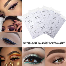 Eyeliner and Eyelash Stickers, Eyeliner Stickers Quick Eye Makeup Tool for Beginners Smokey Eye Shadow, Eyeliner Stamp Winged Eyeliner Eyeliner Stencil Cards All in One Eye Makeup Tool