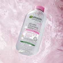 Garnier Micellar Cleansing Water For Sensitive Skin 400ml, Gentle Face Cleanser & Makeup Remover, Fragrance Free, Recognised By The British Skin Foundation, Use With Reusable Micellar Eco Pads