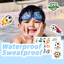 Kids Tattoos Set,15 Sheets Football Temporary Tattoos for Kids,Tattoos Stickers for Boys and Girls,Suitable for Birthday Party and Festival