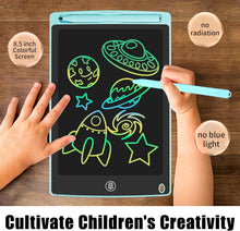 GUYUCOM LCD Kids Doodle Board, 8.5 Inch Electronic Writing Tablet with Lock Function, Erasable Doodle Drawing Pad for Kids Toys Birthday Gifts (Blue)