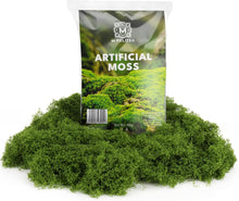 M Pelosa Artificial Moss  50g - Natural Dark Green Faux Moss - for Arts and Crafts, Christmas and Easter Decorations, Landscaping, Floristry and More  Non-Toxic