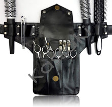 Kassaki Hairdressing Tool belt Scissor Holster Pouch Bag in Black