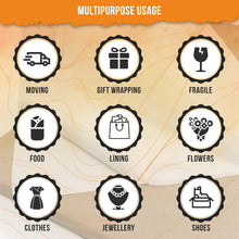 KAPCO 100 Acid Free White Tissue Paper Sheets - 20x30 Inches  Wrapping Paper for Gifts, Packaging, Arts & Craft  Safe Packing Tissue Paper for Fragile Items, Clothes & Valuables - 500x750mm  18gsm