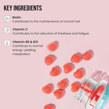 Hairburst Biotin Gummies for Hair Growth - Hair, Skin & Nails Vitamin Supplement - Low Sugar, Delicious Flavour - Reduces Breakage, Promotes Healthier Thicker Hair - Daily Chewable Vitamins - 1 Month