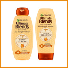 Garnier Ultimate Blends Honey Treasures Shampoo & Conditioner Set  Strengthening for Dry Damaged Hair 360 ml