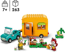 LEGO Animal Crossing Leifs Caravan & Garden Shop, Pretend Play Vehicle Building Set with Car Toy for 7 Plus Year Old Girls & Boys, Kids' Birthday Gift Idea 77054