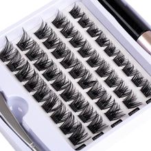 Individual Lashes 45 Cluster Lashes DIY False Eyelashes Natural Look D Curl Reusable Fluffy Individual Cluster Lashes Soft Eyelashes False Eyelashes With Clear Glue Strong Hold 10-16MM