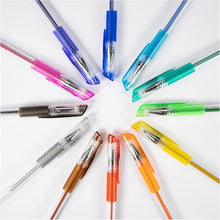 Galt 12 Glitter Gel Pens - Childrens Scented Colourful Metallic Gel Pens Kit, Arts and Crafts for Kids - Multicolour Sparkly and Glittery Pen Set for Colouring, Writing and Drawing - Ages 6 Years Plus