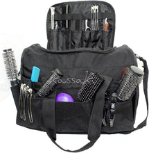 Hairdressing Designer Session Bag Large Mobile Hairdresser Barber Kit Holder in Black