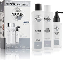 Nioxin 3-Part System  System 1  Natural Hair with Light Thinning Hair Treatment  Scalp Therapy  Hair Thickening Treatment