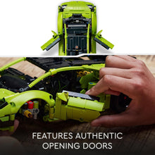 LEGO Technic Lamborghini Huracn Tecnica Toy Car Model Kit, Racing Car Building Set for 9 Plus Year Old Kids, Boys, Girls and Motor Sport Fans, Collectible Gift Idea 42161