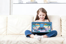 Lexibook, Disney Stitch, Bilingual English/French Educational Laptop, 124 Language Activities, Writing, Maths, Logic, Music and Games, Boys and Girls, Purple / blue, JC598Di1