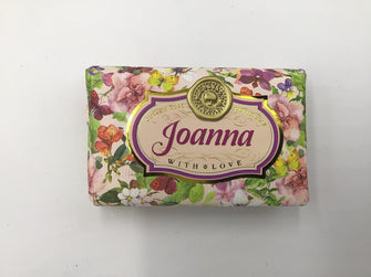 Joanna - Gift Soap Bar For Her Birthday Rose Scent Mum Grandmother Cleanser Lather Present Girl