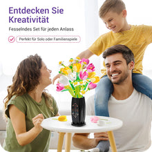 BAKA Flowers Bouquet Toys Building Set with Vase - Artificial Flowers with Tulips and Daisy for Adults, Home Decor, Arts & Crafts, Birthday Gift Idea for Her, Him